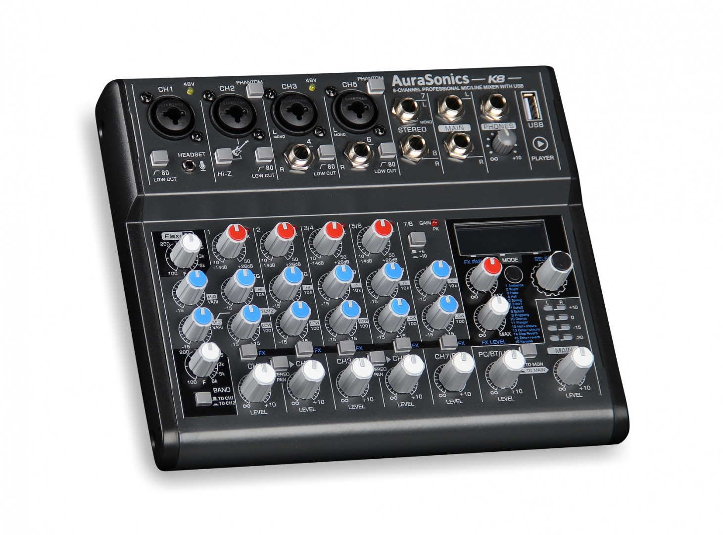 AuraSonics K8 компактный микшерный пульт в Санкт-Петербурге