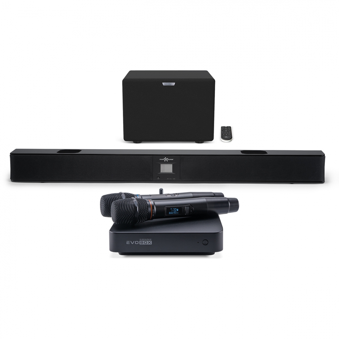 караоке-комплект EVOBOX Plus + EvoSound Bar (саундбар с караоке) в Санкт-Петербурге