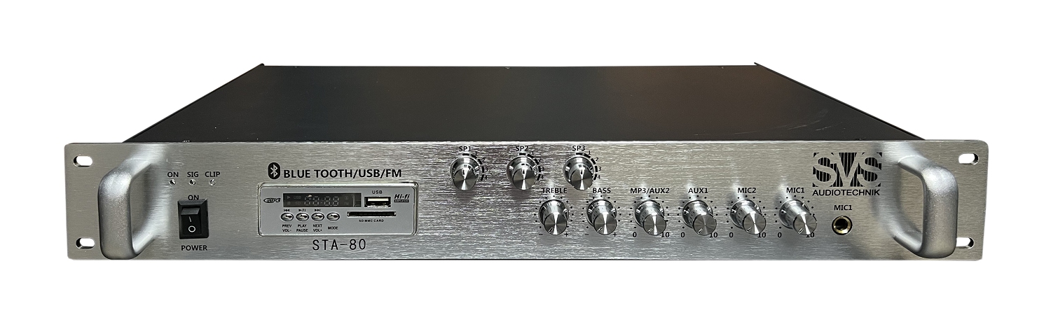 SVS Audiotechnik STA-80 Микшер-усилитель для систем Public Address в Санкт-Петербурге